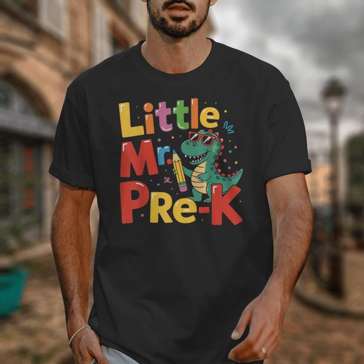 Little Mr Pre-K Dino Back To School Unisex T-Shirt Little Mr Pre-K Dino Back To School Unisex T-Shirt