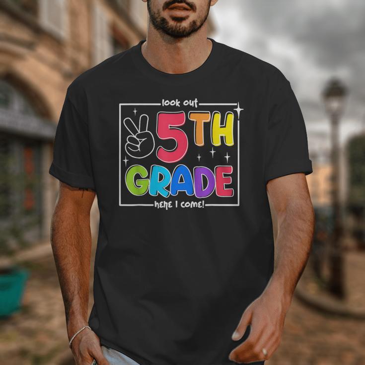 Look Out 5th Grade Here I Come Fifth Grade Back To School Unisex T-Shirt Look Out 5th Grade Here I Come Fifth Grade Back To School Unisex T-Shirt