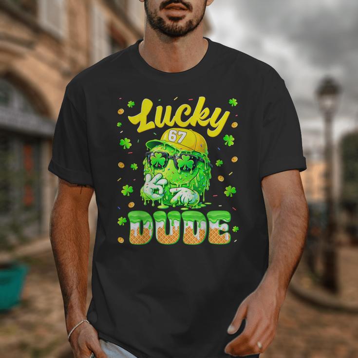 Lucky Dude Drip Baseball Shamrock St Patrick Men Boy Youth Unisex T-Shirt Lucky Dude Drip Baseball Shamrock St Patrick Men Boy Youth Unisex T-Shirt