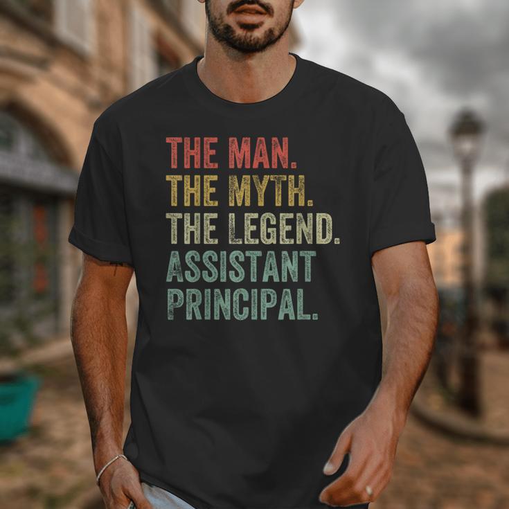 Man Myth The Legend Assistant Principal Dad Back To School Unisex T-Shirt