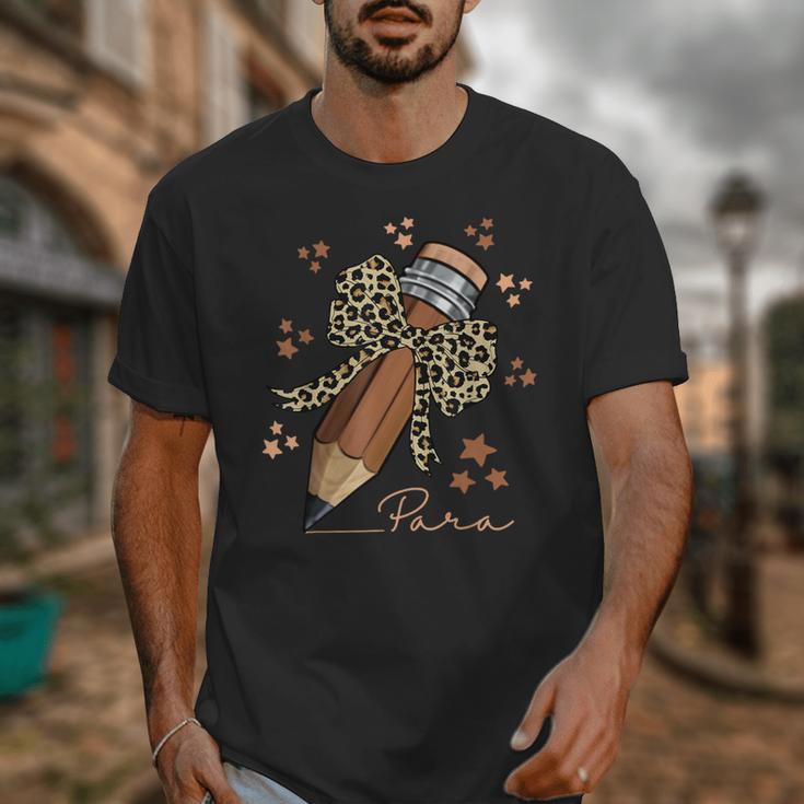 Melanin Pencil Leopard Bow Para Back To School Unisex T-Shirt Melanin Pencil Leopard Bow Para Back To School Unisex T-Shirt