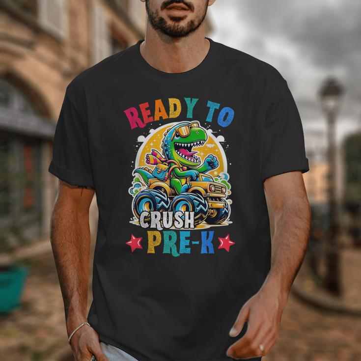 Monster Truck Dinosaur Boys Back To School Crush Pre-k Kids Unisex T-Shirt Monster Truck Dinosaur Boys Back To School Crush Pre-k Kids Unisex T-Shirt