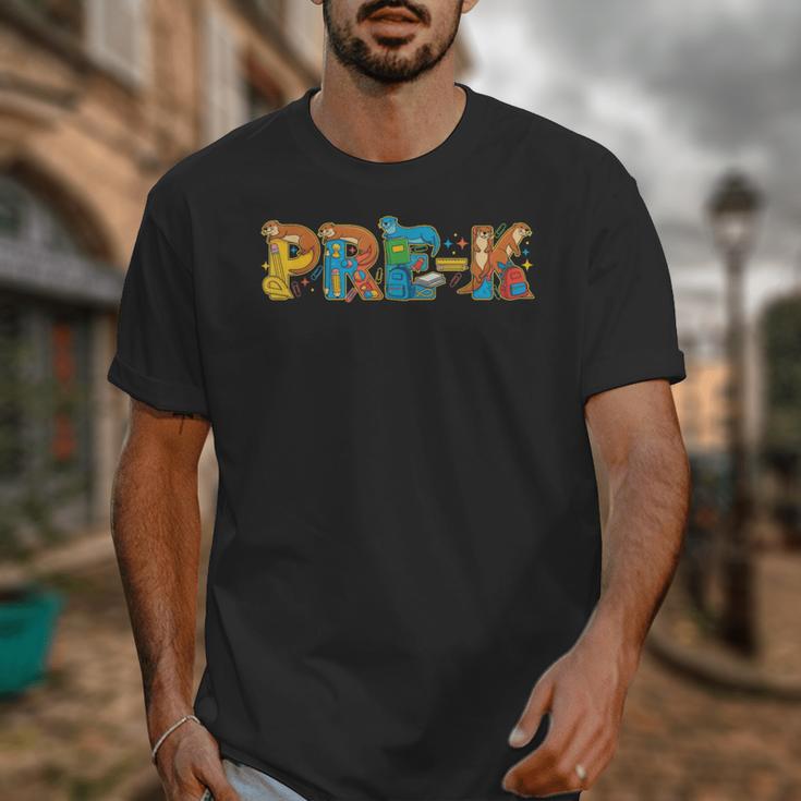 Otter Pre K Back To School Kids Boys Girls Unisex T-Shirt Otter Pre K Back To School Kids Boys Girls Unisex T-Shirt