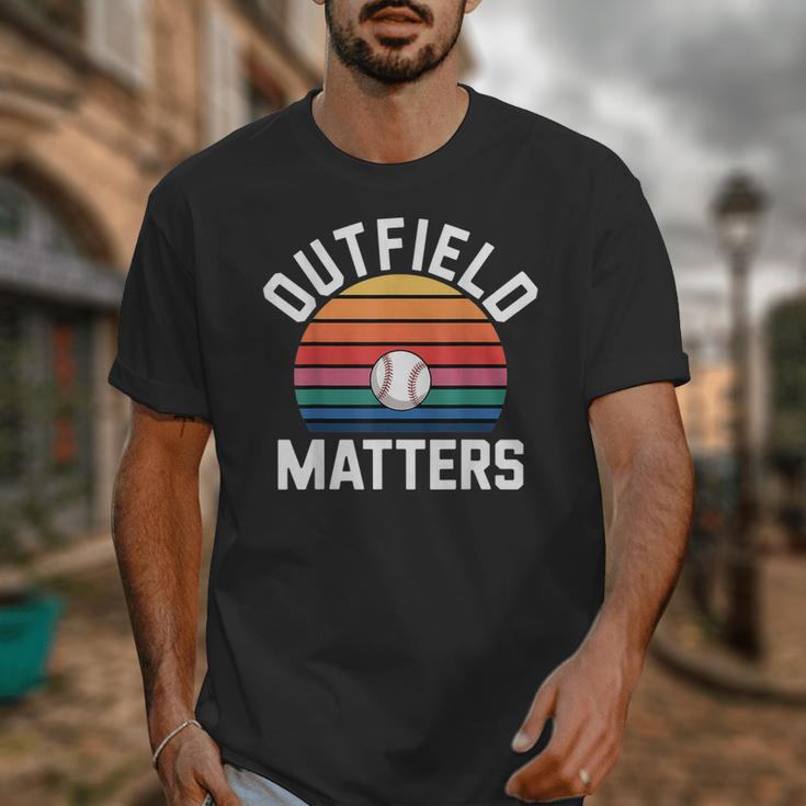 Outfield Matters Baseball Outfielder Athlete Sports Unisex T-Shirt Outfield Matters Baseball Outfielder Athlete Sports Unisex T-Shirt