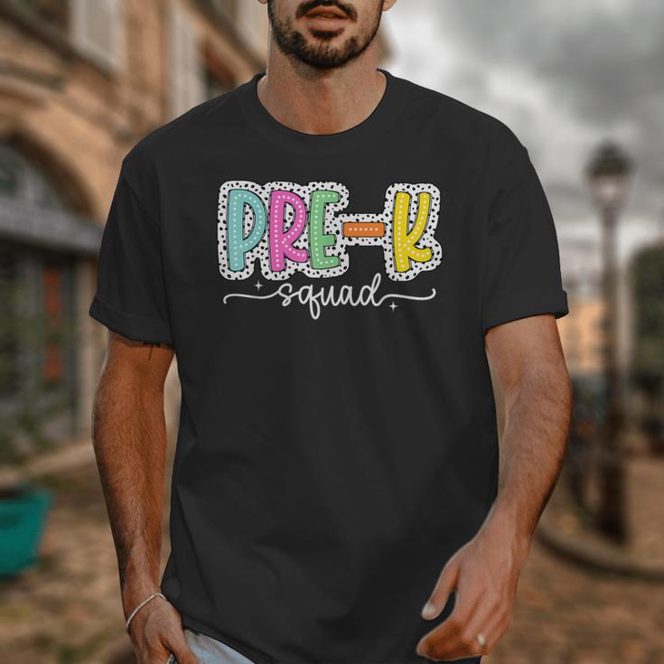 Pre-k Squad Back To School Dalmatian Dots Unisex T-Shirt