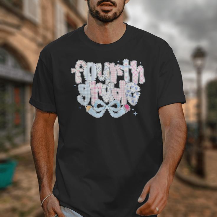 Preppy Fourth Grade Back To School Coquette 4th Grade Unisex T-Shirt Preppy Fourth Grade Back To School Coquette 4th Grade Unisex T-Shirt