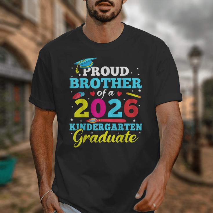 Proud Brother Of 2026 Kindergarten Graduate Back To School Unisex T-Shirt Proud Brother Of 2026 Kindergarten Graduate Back To School Unisex T-Shirt