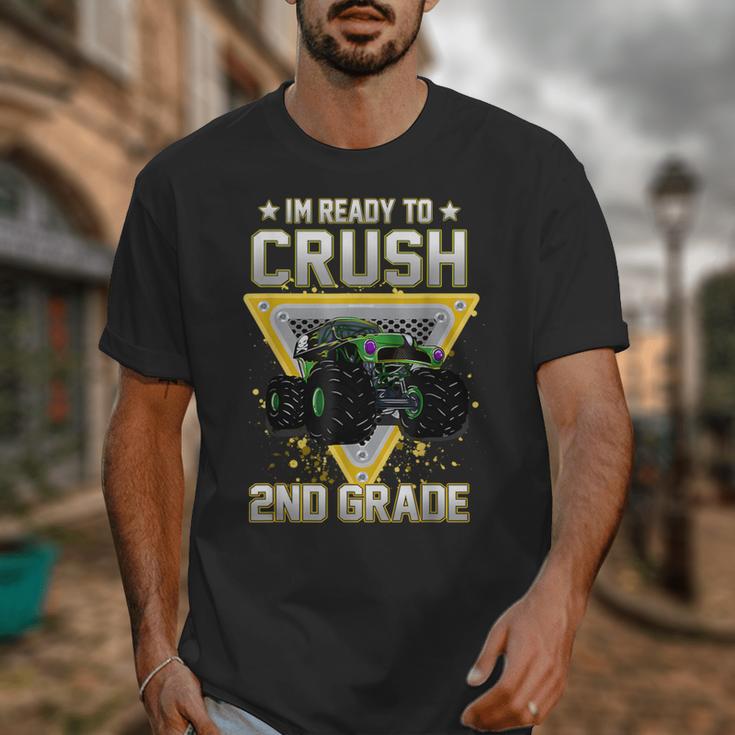 Ready To Crush 2nd Grade Monster Truck Boy Back To School Unisex T-Shirt Ready To Crush 2nd Grade Monster Truck Boy Back To School Unisex T-Shirt