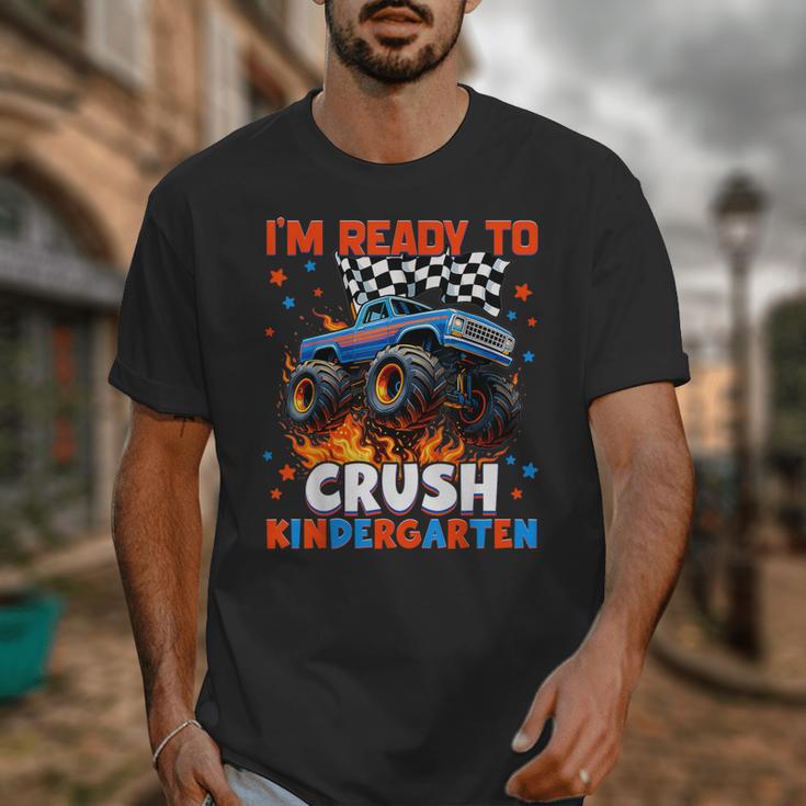 Ready To Crush Kindergarten Monster Truck Back To School Boy Unisex T-Shirt Ready To Crush Kindergarten Monster Truck Back To School Boy Unisex T-Shirt
