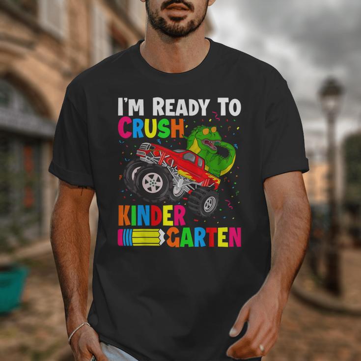 Ready To Crush Kindergarten T-Rex Back To School Boys Unisex T-Shirt Ready To Crush Kindergarten T-Rex Back To School Boys Unisex T-Shirt