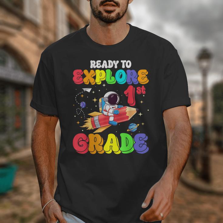 Ready To Explore 1st Grade Astronaut Back To School Unisex T-Shirt Ready To Explore 1st Grade Astronaut Back To School Unisex T-Shirt