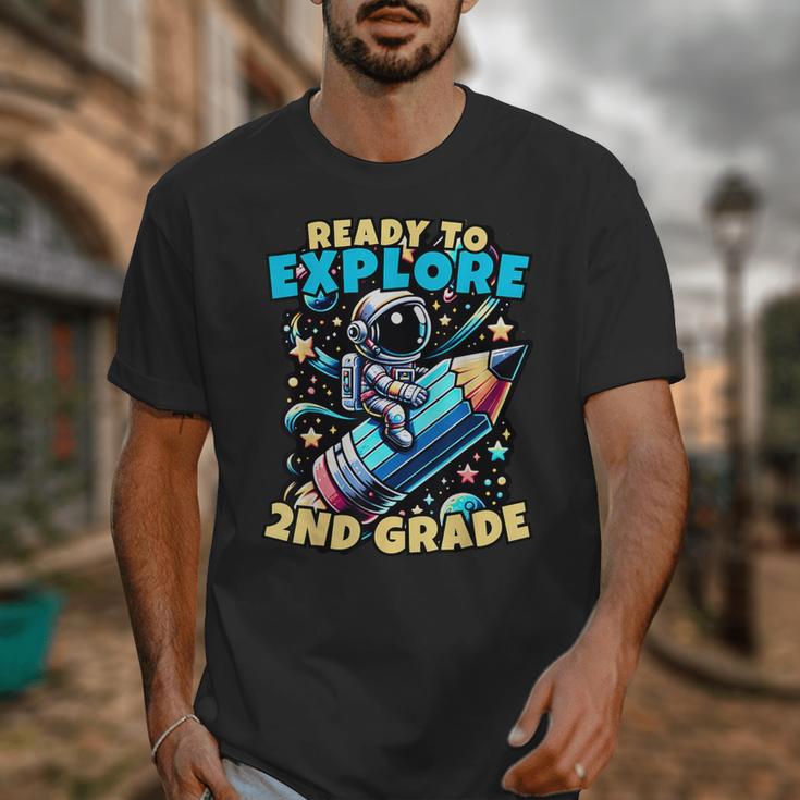 Ready To Explore 2nd Grade Kids Astronaut Back To School Unisex T-Shirt Ready To Explore 2nd Grade Kids Astronaut Back To School Unisex T-Shirt
