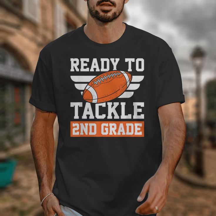 Ready To Tackle 2nd Grade Back To School Kids Football Unisex T-Shirt Ready To Tackle 2nd Grade Back To School Kids Football Unisex T-Shirt