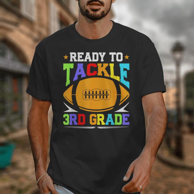 Ready To Tackle 3rd Grade Back To School Kids Football Unisex T-Shirt Ready To Tackle 3rd Grade Back To School Kids Football Unisex T-Shirt