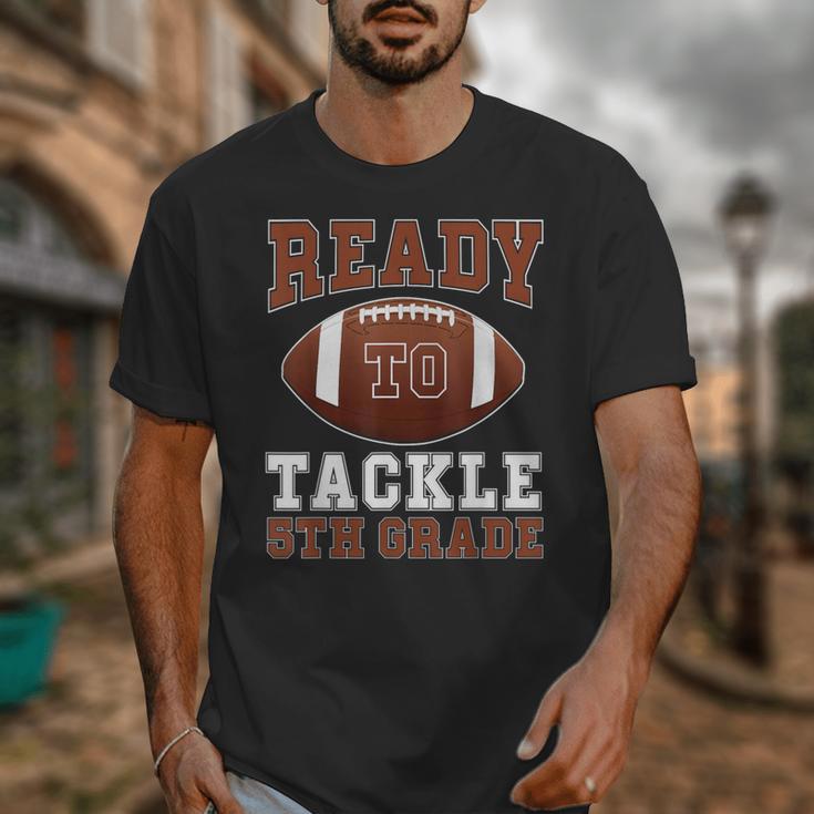 Ready To Tackle 5th Grade Football Back To School Kids Boys Unisex T-Shirt Ready To Tackle 5th Grade Football Back To School Kids Boys Unisex T-Shirt