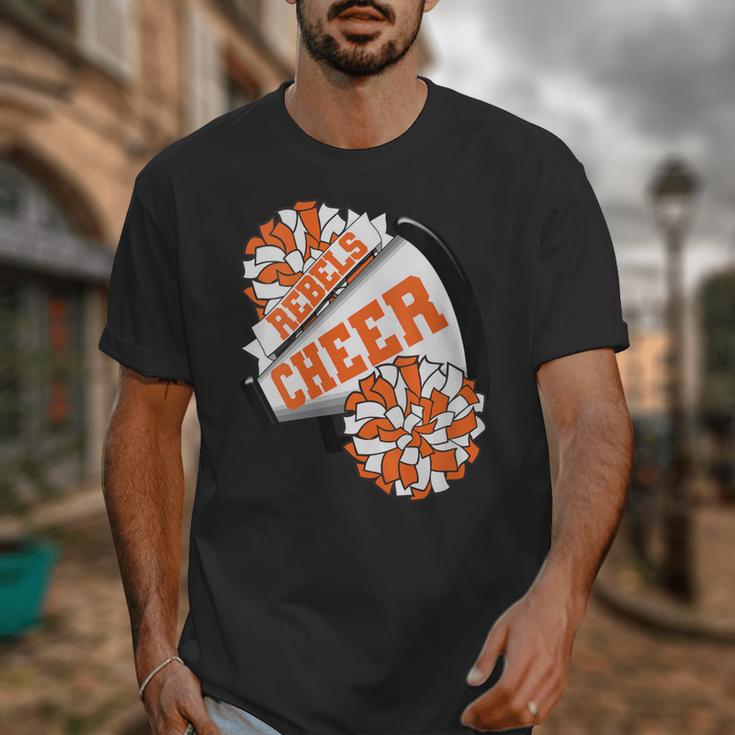 Rebels Cheer Back To School Cheerleading Spirit O Unisex T-Shirt Rebels Cheer Back To School Cheerleading Spirit O Unisex T-Shirt