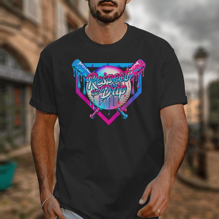 Respect The Drip Baseball Ice Cream For Kids Boys Youth Unisex T-Shirt Respect The Drip Baseball Ice Cream For Kids Boys Youth Unisex T-Shirt
