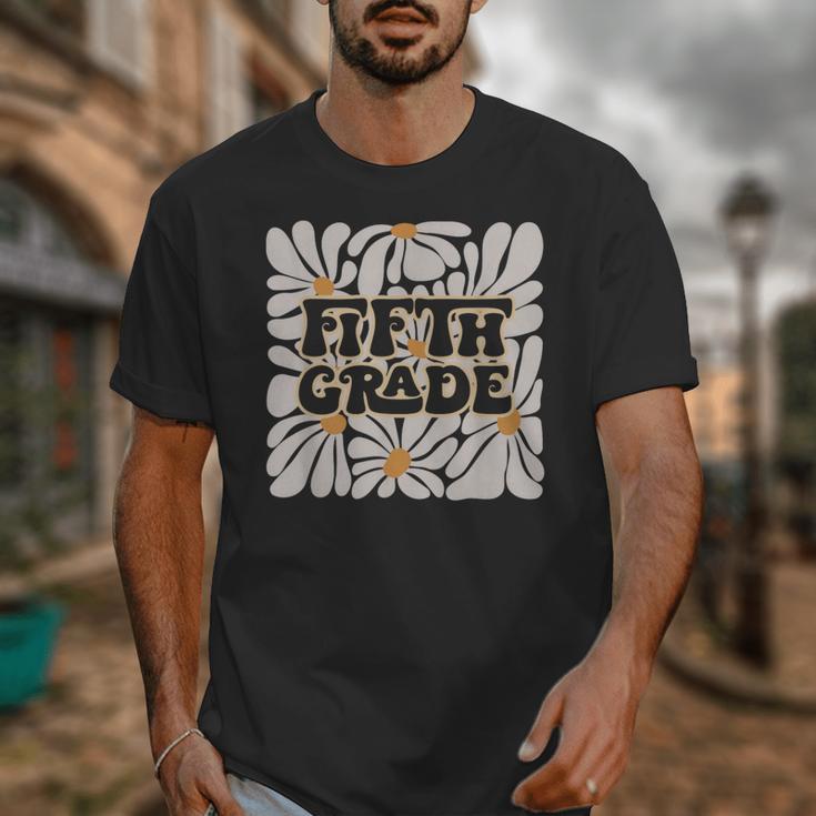 Retro Flower Power Squared Fifth 5th Grade Back To School Unisex T-Shirt Retro Flower Power Squared Fifth 5th Grade Back To School Unisex T-Shirt