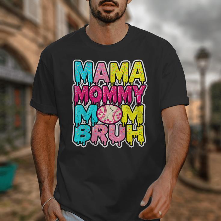 Retro Mama Mommy Mom Bruh Baseball Women Girls Unisex T-Shirt Retro Mama Mommy Mom Bruh Baseball Women Girls Unisex T-Shirt
