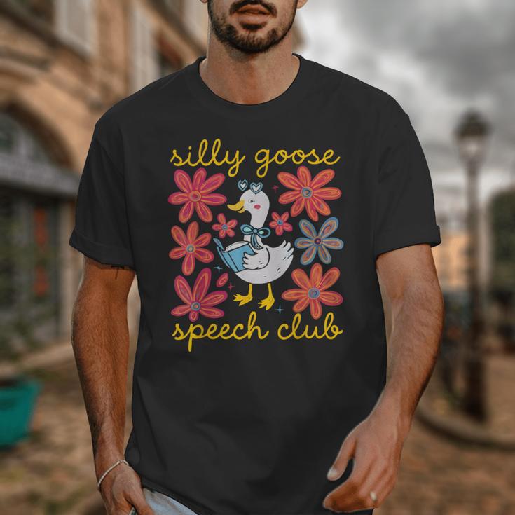 Retro Silly Goose Speech Therapy SLP Back To School Unisex T-Shirt Retro Silly Goose Speech Therapy SLP Back To School Unisex T-Shirt