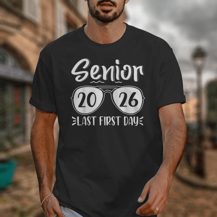 Retro Sunglasses Senior 2026 Last First Day Back To School Unisex T-Shirt