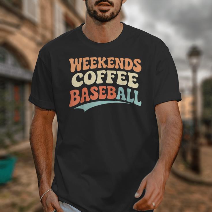 Weekends Coffee Baseball Retro Vibes Unisex T-Shirt Weekends Coffee Baseball Retro Vibes Unisex T-Shirt