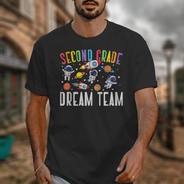 Second Grade Dream Team Astronaut 2nd Grade Back To School Unisex T-Shirt Second Grade Dream Team Astronaut 2nd Grade Back To School Unisex T-Shirt