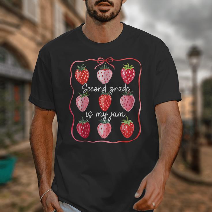 Second Grade Is My Jam Strawberry 2nd Grade Back To School Unisex T-Shirt Second Grade Is My Jam Strawberry 2nd Grade Back To School Unisex T-Shirt