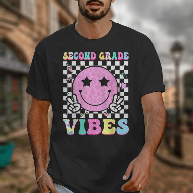 Second Grade Vibes Groovy Back To School 2nd Grade Girls Kid Unisex T-Shirt Second Grade Vibes Groovy Back To School 2nd Grade Girls Kid Unisex T-Shirt