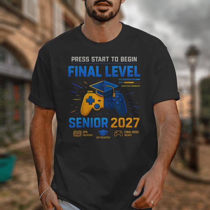 Senior Class Of 2027 Back To School Gamer Senior 2027 Unisex T-Shirt Senior Class Of 2027 Back To School Gamer Senior 2027 Unisex T-Shirt