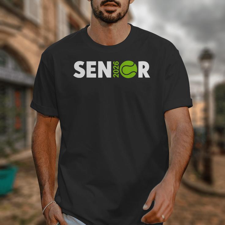 Senior Tennis 2026 Class Of 2026 Graduate Back To School Fun Unisex T-Shirt