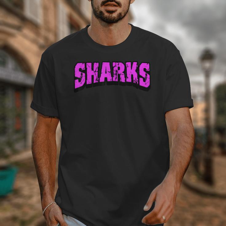 Sharks Back To School Spirit Pk Unisex T-Shirt Sharks Back To School Spirit Pk Unisex T-Shirt