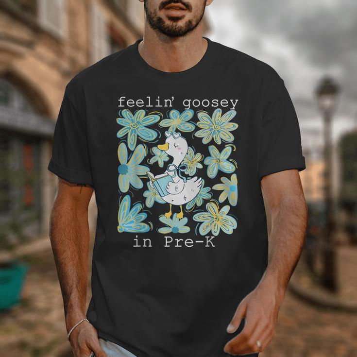 Silly Goose Back To School Feelin’ Goosey Pre-K Unisex T-Shirt Silly Goose Back To School Feelin’ Goosey Pre-K Unisex T-Shirt