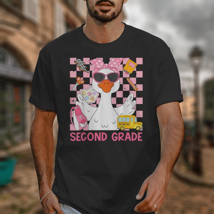 Silly Goose Second Grade Back To School Coquette Girly Unisex T-Shirt Silly Goose Second Grade Back To School Coquette Girly Unisex T-Shirt
