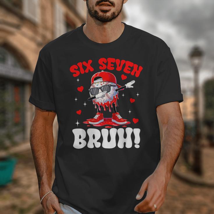 Six Seven 67 Bruh 6 7 Meme Valentine Baseball Drip Boys Kids Unisex T-Shirt Six Seven 67 Bruh 6 7 Meme Valentine Baseball Drip Boys Kids Unisex T-Shirt