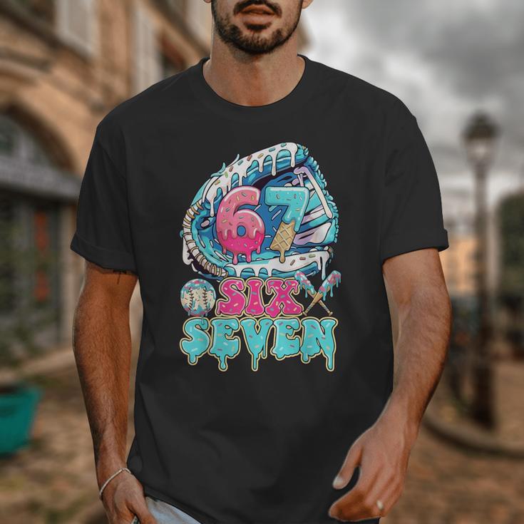 Six Seven 67 Ice Cream Drip Baseball For Boy Kids Youth Unisex T-Shirt Six Seven 67 Ice Cream Drip Baseball For Boy Kids Youth Unisex T-Shirt