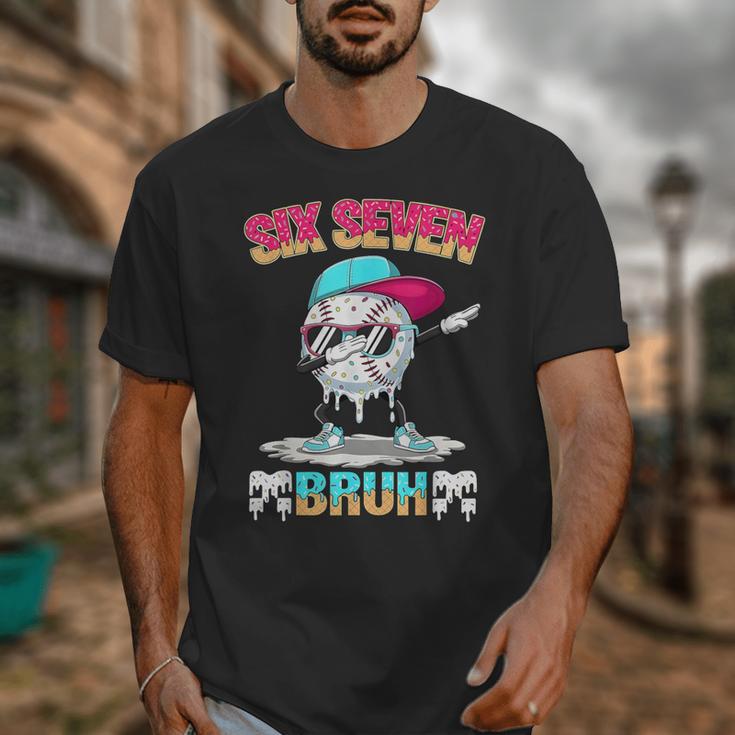 Six Seven 67 Meme Ice Cream Drip Baseball Dabbing Boy Kids Unisex T-Shirt Six Seven 67 Meme Ice Cream Drip Baseball Dabbing Boy Kids Unisex T-Shirt