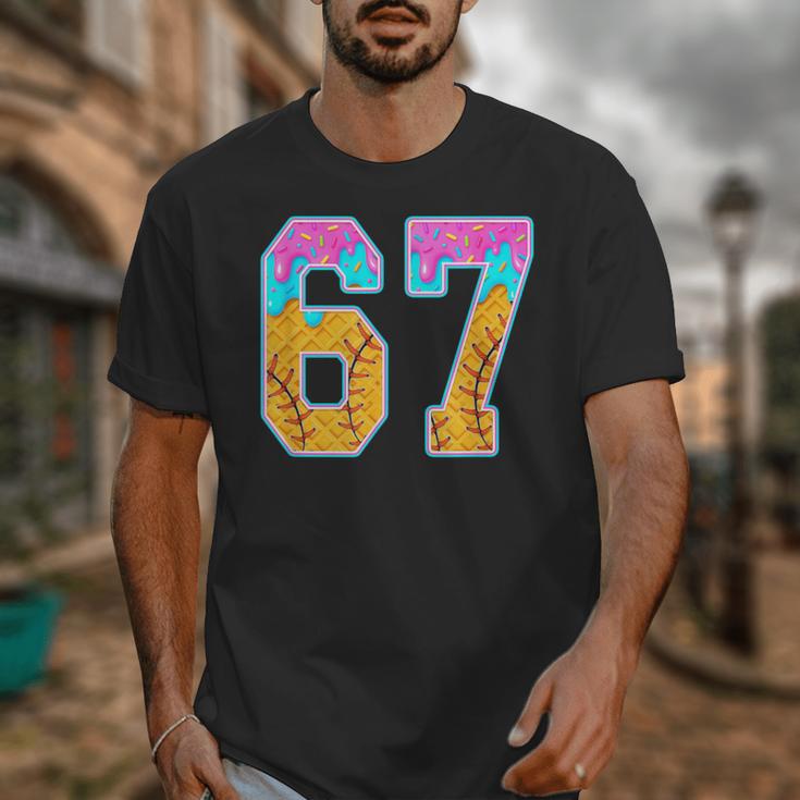 Six Seven Baseball Drip Unisex T-Shirt Six Seven Baseball Drip Unisex T-Shirt