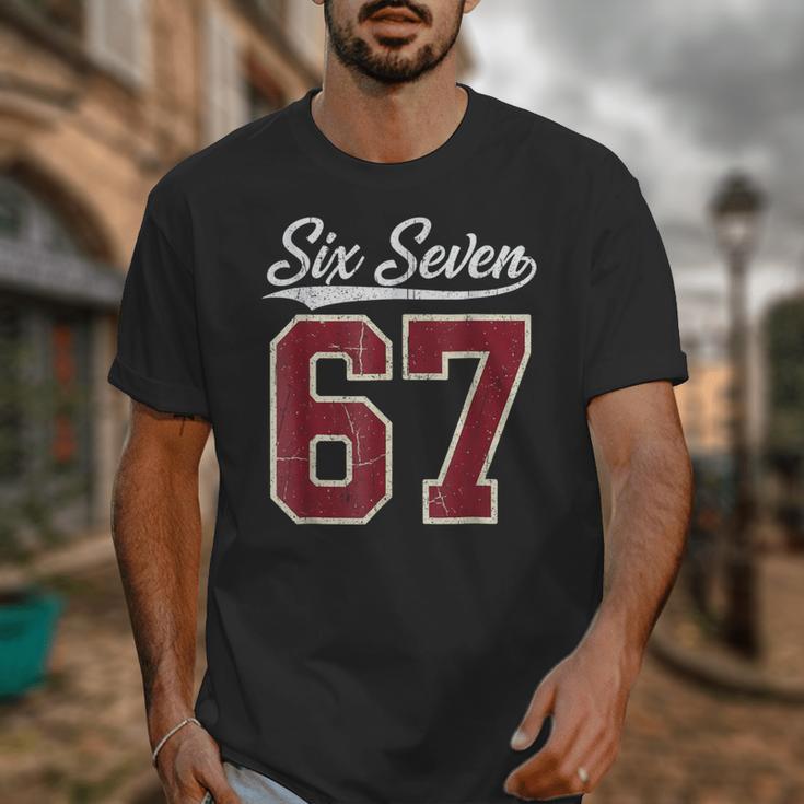Six Seven Meme Boys Girls Kids 67 Baseball Jersey Unisex T-Shirt Six Seven Meme Boys Girls Kids 67 Baseball Jersey Unisex T-Shirt