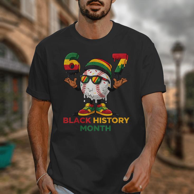 Six Seven History Month Baseball Drip Sports Unisex T-Shirt Six Seven History Month Baseball Drip Sports Unisex T-Shirt