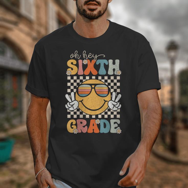 Sixth Grade Oh Hey Smile Retro Back To School 6th Grade Unisex T-Shirt