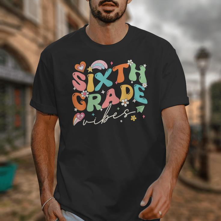 Sixth Grade Vibes 6th Grade Team Groovy Back To School Unisex T-Shirt Sixth Grade Vibes 6th Grade Team Groovy Back To School Unisex T-Shirt