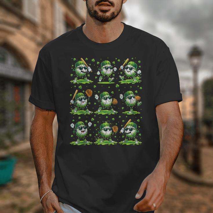 St Patricks Day Baseball Ice Cream Boys Baseball Player Unisex T-Shirt