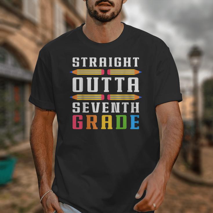 Straight Outta Seventh Grade Graduation Fun Back To School Unisex T-Shirt Straight Outta Seventh Grade Graduation Fun Back To School Unisex T-Shirt