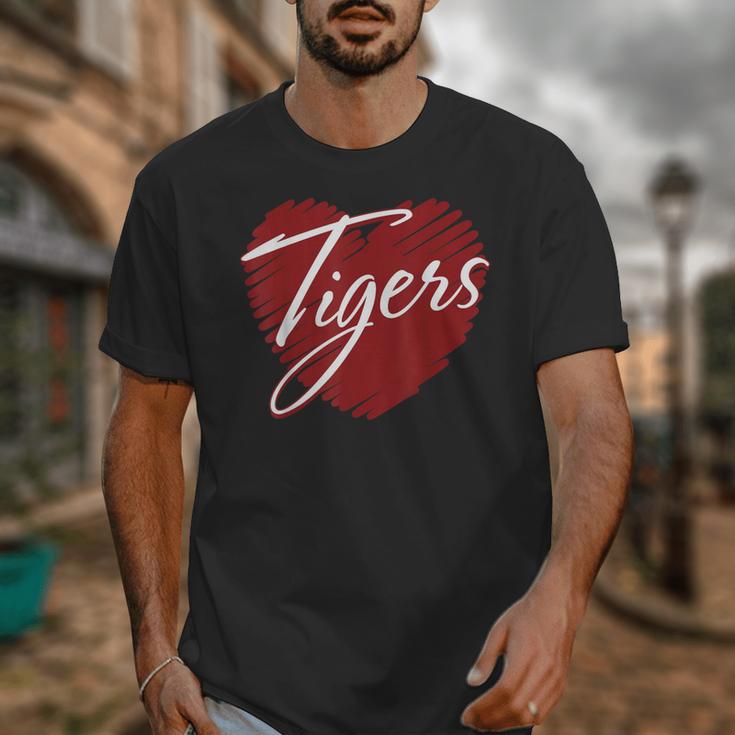 Tigers Heart Back To School Spirit M Unisex T-Shirt