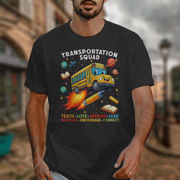 Transportation Squad School Bus Driver Back To School Unisex T-Shirt
