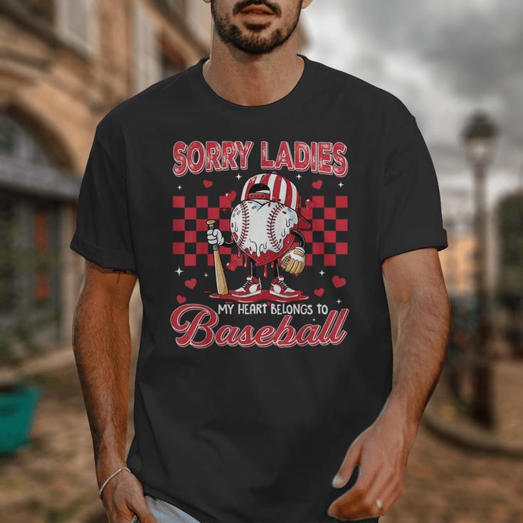 Valentine My Heart Belongs Baseball Lover Boy Men Unisex T-Shirt Valentine My Heart Belongs Baseball Lover Boy Men Unisex T-Shirt