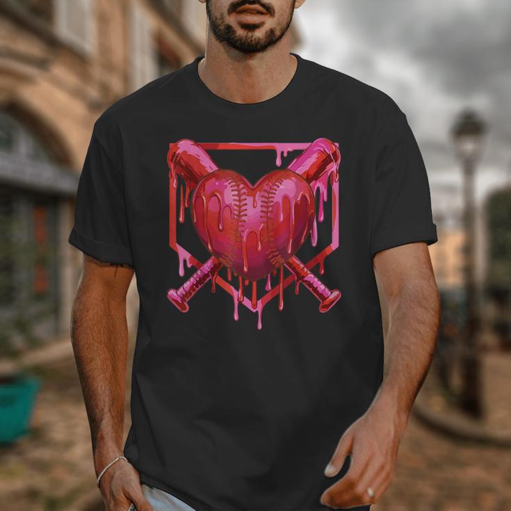 Valentines Day Baseball Red Heart Dab Boys Girls Kids Unisex T-Shirt Valentines Day Baseball Red Heart Dab Boys Girls Kids Unisex T-Shirt