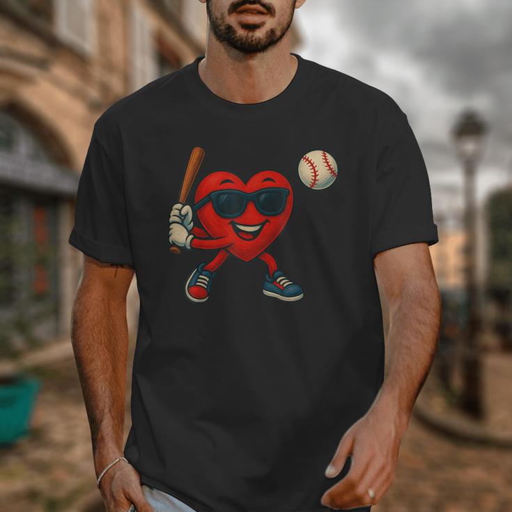 Valentines Day Baseball Red Heart Love Boys Kids Tee Unisex T-Shirt Valentines Day Baseball Red Heart Love Boys Kids Tee Unisex T-Shirt