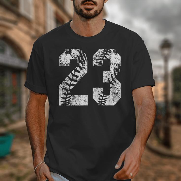 Vintage Baseball Number 23 Jersey Player Uniform Unisex T-Shirt Vintage Baseball Number 23 Jersey Player Uniform Unisex T-Shirt